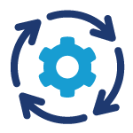 system update with circular arrows 